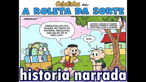 Cebolinha em-A roleta da sorte | Gibis do Rapha