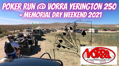 Poker Run at the VORRA Yerington 250 Desert Race May 29, 2021