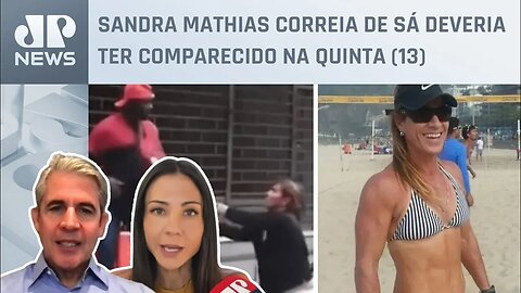 Ex-atleta que agrediu entregador é aguardada para depor; Amanda Klein e Felipe d'Avila analisam