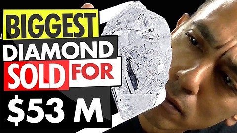 The Biggest Diamond Sold For $53 Million