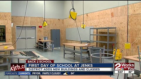 New metal shop, wood shop at Jenks Middle School