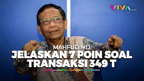 Mahfud MD: Tak Ada Perbedaan Data dengan Menkeu Soal Transaksi Rp 349 T