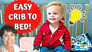 How to TRANSITION to TODDLER BED!