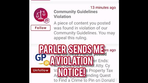 PARLER MAY HAVE BECOME TWITTER/FAKEBOOK 2.0