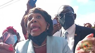 Maxine Waters Tells Homeless To Go Home