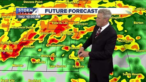 Another round of storms Thursday night