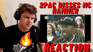 2Pac disses MC Hammer (1991 KRON) | DIDNT KNOW THIS!??! ((INSANE IRISH REACTION!!))