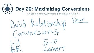 day 20 maximizing conversions