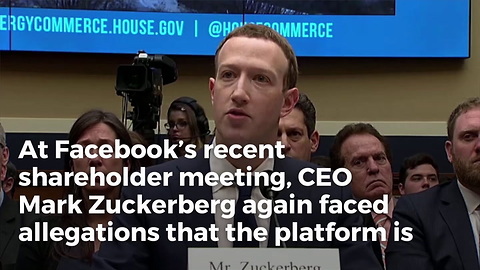 Zuckerberg Continues To Deny Bias Against Conservatives Despite Claim of 'Groupthink' Atmosphere