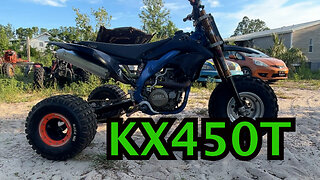 Sawyer Custom Kawasaki KX450F Trike Conversion. Would you Ride it?