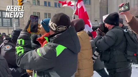 Canadians Sing Anthem As Police Assault Citizens