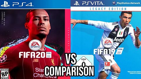 FIFA 20 PS4 VS FIFA 19 PS VITA