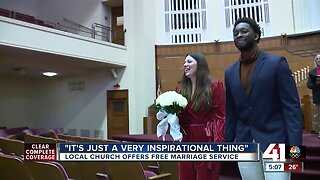 Unity Temple offers free marriage service on Valentine's Day