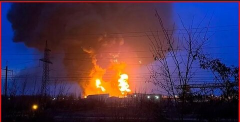 Ukrainian drones launched large-scale attack on Russia's Kursk region – Oil base engulfed in flames