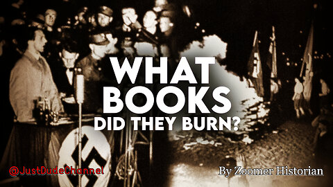 The National Socialist Book Burnings 1933 - The Truth | Zoomer Historian