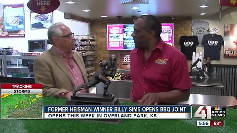 Former Heisman winner Billy Sims opens barbecue joint