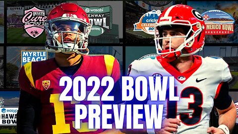 FULL PREVIEW Of All 2022 Bowl Games! | College Football Picks And Predictions