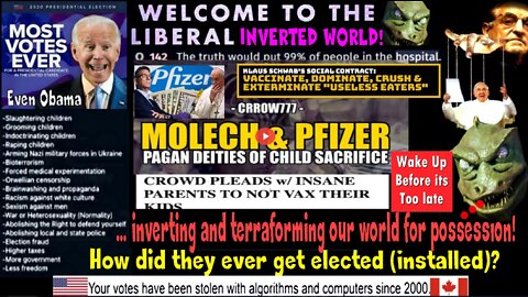 MOLECH & PFIZER: Pagan Deities of Child Sacrifice -- CRROW777