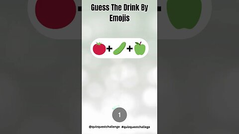 Guess the Drink by Emojis #shorts