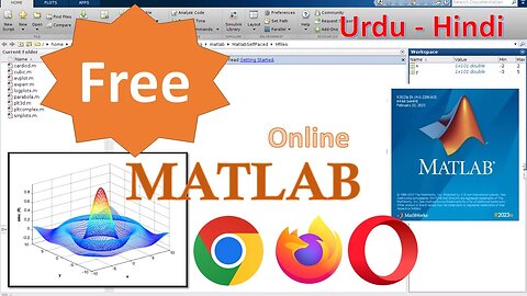 How to use Matlab for free #online in Chrome Firefox Step By Step Tutorial For Beginners Urdu Hindi