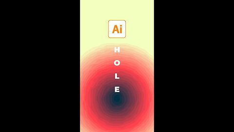 Abstract Hole Background Adobe Illustrator Tutorial #Shorts