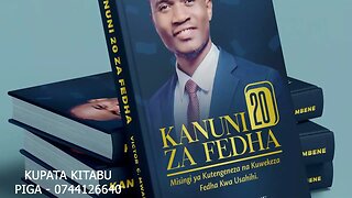 KANUNI 20 ZA FEDHA | KITABU | Victor Mwambene