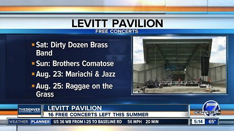 Levitt Pavilion has several free concerts coming up