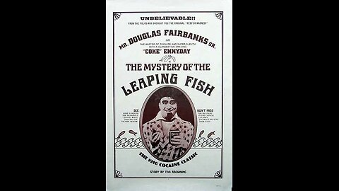 The Mystery of the Leaping Fish 1916 film SILENT