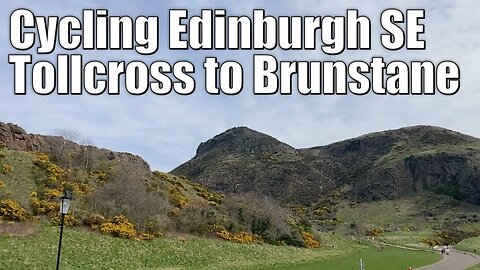 Cycling through heart of Edinburgh South East - Tollcross to Brunstane