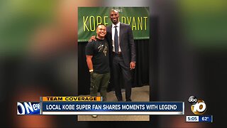 Kobe superfan shares moments with legend