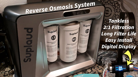 Suplaud Reverse Osmosis Water Filtration System : Compact, Fast & Tasty!