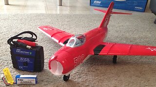 E-Flite UMX Mig-15 DF Ultra Micro EDF Jet Fighter AS3X Technology BNF Unboxing and Review Video