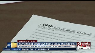 Government shutdown could delay tax returns