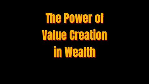 Secret of wealth