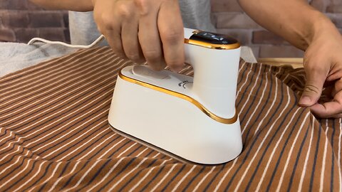 Portable Travel Steamer Iron for Clothes with LCD Display 4 Mode Handheld Fabric Clothing Steam Iron