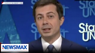 Sec. Pete Buttigieg claims the economy is doing great, proved by the supply chain crisis.