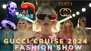 Gucci Cruise 2024 AI Runway Show | Fashion Photography