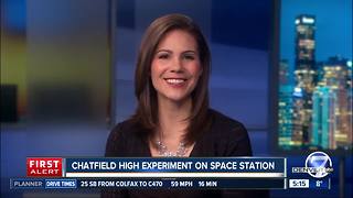 Local students experiments on space station