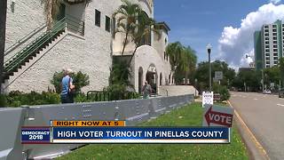 High voter turn out in Pinellas County