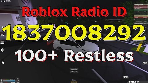 Restless Roblox Radio Codes/IDs
