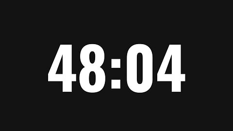 Countdown Timer 1:00:00 1 hour