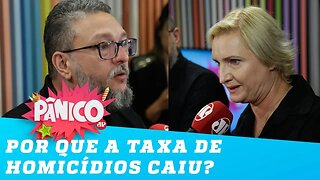 Bene Barbosa e coronel Eliane Nikoluk debatem queda na taxa de homicídios