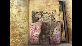 Vellum "Frankenstein" Pockets for Renaissance Journal (from Lovely Lavender Wishes)