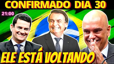 21h PL confirma volta de Bolsonaro dia 30 / Joias e armas são devolvidas