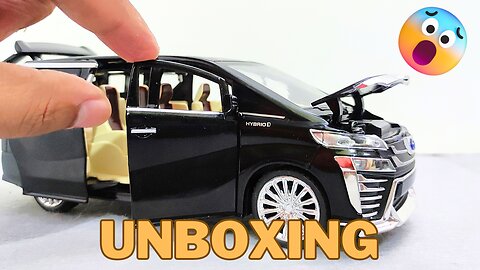 Toyota Vellfire 2023 Unboxing and Testing | 1:24 Scale Diecast Model Car