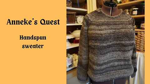 Handspun sweater, long version