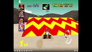 Mario Kart 64 - Koopa Troopa Beach Gameplay