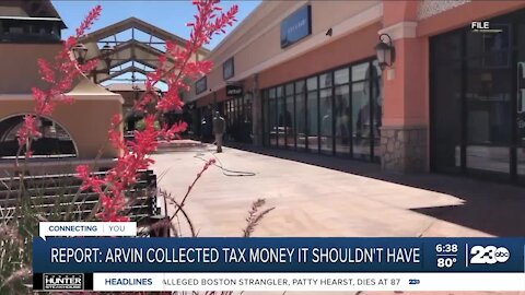Report: Arvin collected tax money it shouldn't have