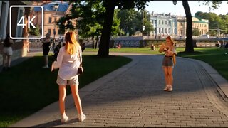 Saint-Petersbourg | [4K] Île de la Nouvelle-Hollande - Promenade virtuelle 🇷🇺