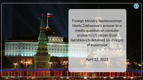 Consular Access to US Citizen Detained in Moscow: Maria Zakharova's Answer on Espionage Charges